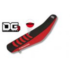 ЧЕХОЛ СИДУШКИ BLACKBIRD HONDA CR 125/250 (02-07), CRF 450R (02-04) DOUBLE GRIP 3 ЦВЕТ ЧЕРНЫЙ/КРАСНЫЙ