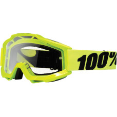 ОЧКИ (МАСКА) 100% (26011453) внедорожное жёлтый ACCURI FLO ACCURI FLUO W/ CLEAR