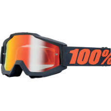 ОЧКИ (МАСКА) 100% (26011495) внедорожное красный ACC GNMTL MIR/ ACCURI GUNMETAL W/ MIRROR