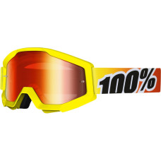 ОЧКИ (МАСКА) 100% (26011994) внедорожное красный STRTA SUNNY MIR STRATA SUNNY DAYS W/ MIRROR