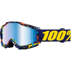 ОЧКИ (МАСКА) 100% (26012154) внедорожное синий AC POLLOK MIR BLU ACCURI POLLOCK W/ MIRROR