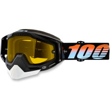 ОЧКИ (МАСКА) 100% (26012378) жёлтый RC SNOW STR/ RACECRAFT STARLIGHT SNOW W/ CLEAR