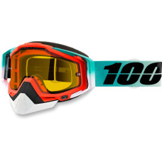 ОЧКИ (МАСКА) 100% (26012380) жёлтый оранжевый RC SNOW CUB/ RACECRAFT /TEAL SNOW W/ CLEAR