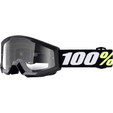ОЧКИ (МАСКА) 100% (26012467) внедорожное чёрный STRAT MINI /CL STRATA MINI GROM W/ CLEAR