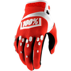 ПЕРЧАТКИ 100% (33305016) белый красный AIRMATIC / XL AIRMATIC / X-LARGE