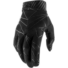 ПЕРЧАТКИ 100% (33305656) чёрный белый RIDEFIT / LG RIDEFIT / LARGE