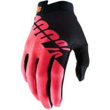 ПЕРЧАТКИ 100% (33305675) чёрный красный ITRACK /FL XL ITRACK /FLO X-LARGE
