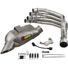 ВЫХЛОПНАЯ СИСТЕМА AKRAPOVIC (18102290) CB полный комплект нержавеющая сталь титан SS/TI 650F RACING LINE &
