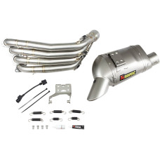 ВЫХЛОПНАЯ СИСТЕМА AKRAPOVIC (18102291) CB полный комплект нержавеющая сталь титан SS/TI 650F RACING LINE &