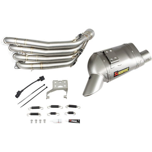 ВЫХЛОПНАЯ СИСТЕМА AKRAPOVIC (18102291) CB полный комплект нержавеющая сталь титан SS/TI 650F RACING LINE &