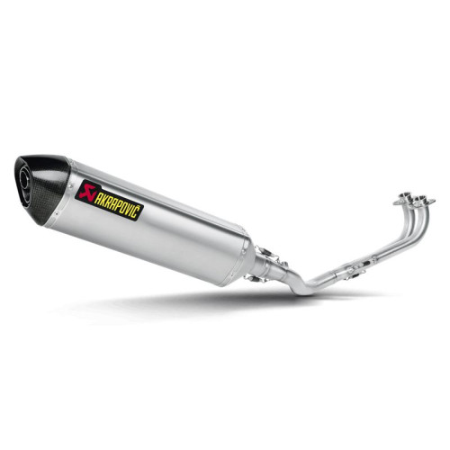 ВЫХЛОПНАЯ СИСТЕМА AKRAPOVIC (18102349) полный комплект нержавеющая сталь титан RAC SS/TI/CF TMAX RACING LINE &