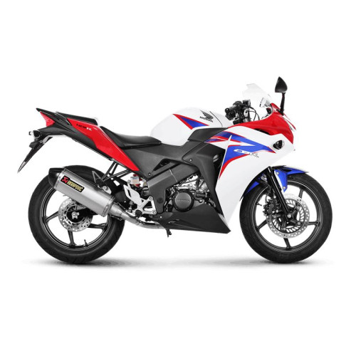 ВЫХЛОПНАЯ СИСТЕМА AKRAPOVIC (18102378) HONDA CBR 125 полный комплект нержавеющая сталь RAC SS RACING LINE
