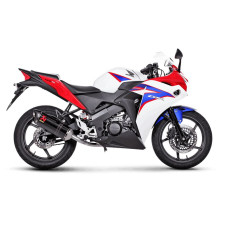 ВЫХЛОПНАЯ СИСТЕМА AKRAPOVIC (18102408) CBR 125 полный комплект нержавеющая сталь карбон RAC SS/CF RACING LINE &
