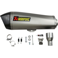ГЛУШИТЕЛЬ AKRAPOVIC (18112593) 400 500 нержавеющая сталь SS MP3 / SLIP-ON LINE