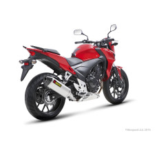 ГЛУШИТЕЛЬ AKRAPOVIC (18112955) CB 400 нержавеющая сталь SS/CF F/X SLIP-ON LINE