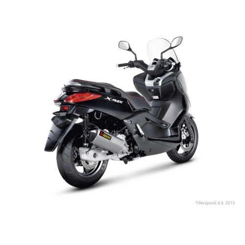 ГЛУШИТЕЛЬ AKRAPOVIC (18112986) 125 нержавеющая сталь SS/CF X-MAX ABS SLIP-ON LINE