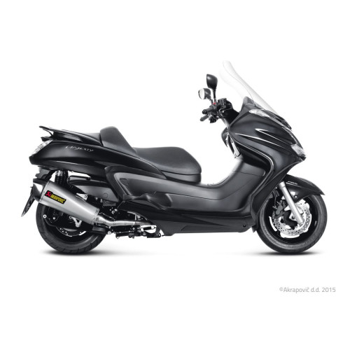 ГЛУШИТЕЛЬ AKRAPOVIC (18112988) 400 нержавеющая сталь SS/CF X-MAX SLIP-ON LINE
