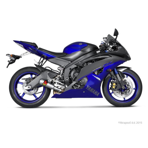 ГЛУШИТЕЛЬ AKRAPOVIC (18112989) YZ-F R6 титан TI - SLIP-ON LINE