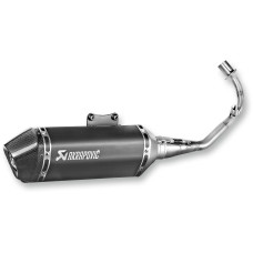 ГЛУШИТЕЛЬ AKRAPOVIC (18113269) полный комплект нержавеющая сталь чёрный SS/CF VESPA RACING LINE
