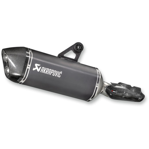 ГЛУШИТЕЛЬ AKRAPOVIC (18113302) R1 титан чёрный TI 200GS 17 SLIP-ON LINE