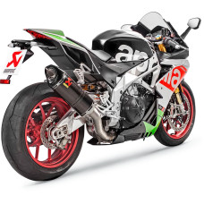 ГЛУШИТЕЛЬ AKRAPOVIC (18113374) карбон CF RSV4/TUONO 17 SLIP-ON