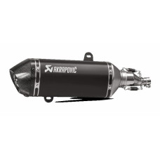 ГЛУШИТЕЛЬ AKRAPOVIC (18113431) нержавеющая сталь чёрный SS/CF GTS125 SLIP-ON LINE