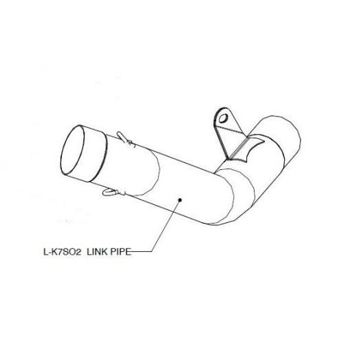 КОЛЕНО ВЫПУСКНОЕ AKRAPOVIC (18120273) нержавеющая сталь SS S1000RR