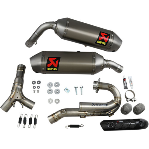 ВЫХЛОПНАЯ СИСТЕМА AKRAPOVIC (18201501) CR-F(R) 250 полный комплект титан EVO TI/TI EVOLUTION LINE