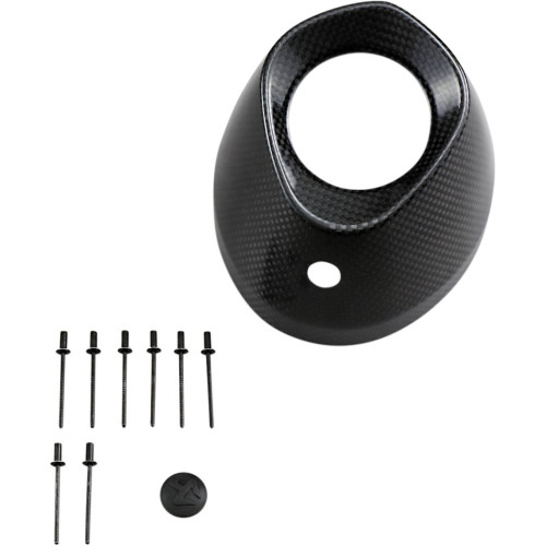 КРЫШКА ГЛУШИТЕЛЯ AKRAPOVIC (18600883) карбон EC62 REPLACEMENT