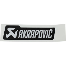 глушитель AKRAPOVIC (18601006) серебристый чёрный MONO AL MONO LOGO 135 X 40 MM