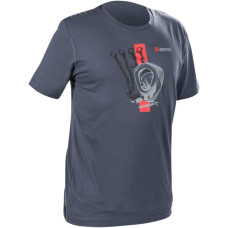 ФУТБОЛКА AKRAPOVIC (303017943) красный синий MEN STRIP /GR XX