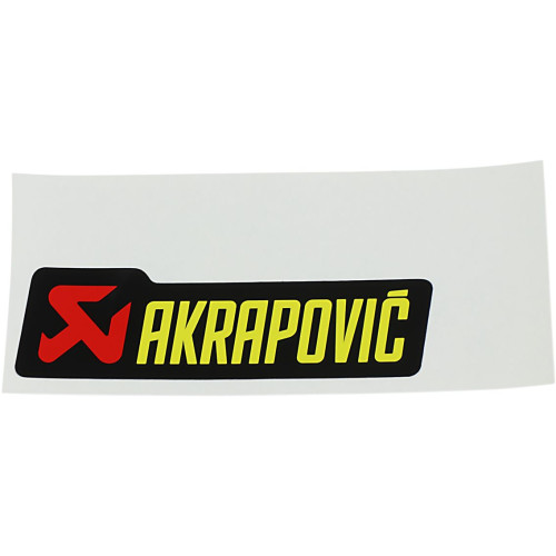 НАКЛЕЙКА РЕКЛАМНАЯ AKRAPOVIC (43201939) MT-07 /MT-09 95 X 30 MM