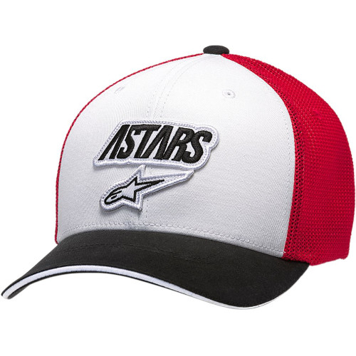 КЕПКА Alpinestars (25013138) чёрный белый красный RACE-AN // LX