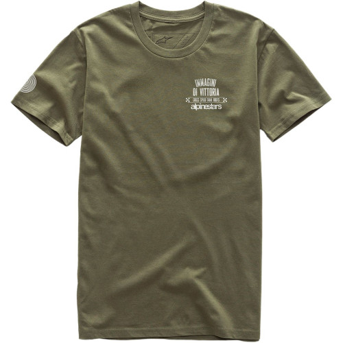 ФУТБОЛКА Alpinestars (303015311) зелёный FLUID PREMIUM XL FLUID PREMIUM MILITARY X-LARGE