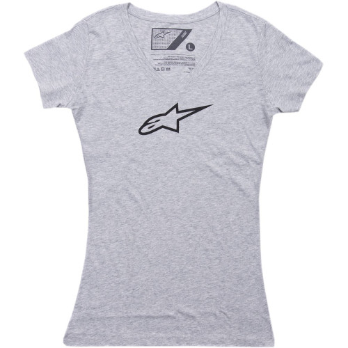 ФУТБОЛКА Alpinestars (30313075) серый -V WMN AGE 2X WOMENS AGELESS V NECK HEATHER 2X-LARGE