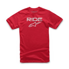 ФУТБОЛКА Alpinestars (30322779) белый подростковый красный RIDE-2 / L RIDE 2.0 / LARGE