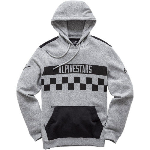 ПУСЕР | ТОЛСТОВКА С КАПЮШОНОМ Alpinestars (30504109) флис серый NATIONAL 2X NATIONAL HEATHER 2X-LARGE