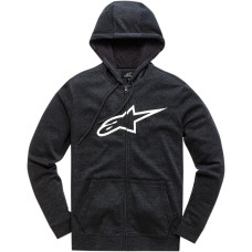 ПУСЕР | ТОЛСТОВКА С КАПЮШОНОМ Alpinestars (30504464) флис чёрный белый AGE-II / L AGELESS II ZIP UP / LARGE