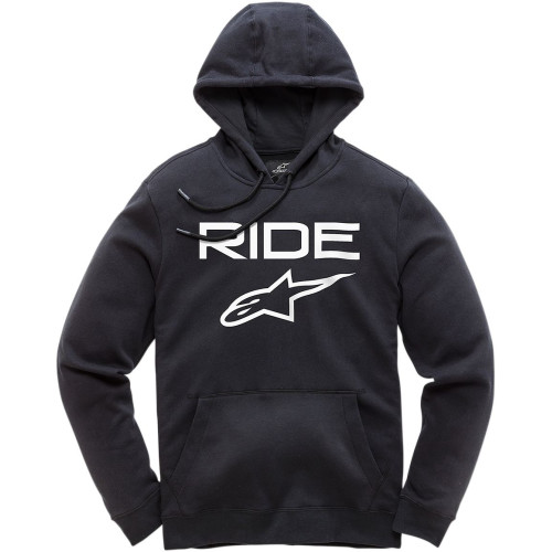 ПУСЕР | ТОЛСТОВКА С КАПЮШОНОМ Alpinestars (30504922) флис белый чёрный RIDE 2.0 / 2X