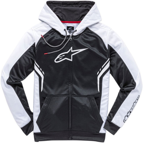 ПУСЕР | ТОЛСТОВКА С КАПЮШОНОМ Alpinestars (30504957) белый чёрный STRIKE / XL