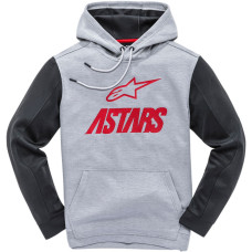 ПУСЕР | ТОЛСТОВКА С КАПЮШОНОМ Alpinestars (30504985) серый красный CONVERGE / M