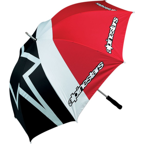 АКСЕССУАР ЗОНТИК С ЛОГОТИПОМ Alpinestars (99040115) чёрный белый красный ASTAR //