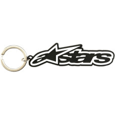 БРЕЛОК ДЛЯ КЛЮЧЕЙ Alpinestars (99050083) белый чёрный BLAZE /