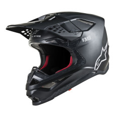 ШЛЕМ Alpinestars (01106142) супермото чёрный SM8 SOLID M- XL
