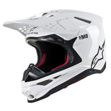ШЛЕМ Alpinestars (01106152) супермото SM8 SOLID WHT M