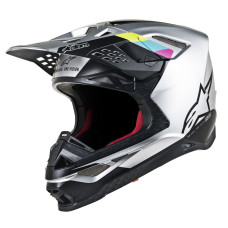 ШЛЕМ Alpinestars (01106159) супермото чёрный SM8 CONT SLV/ L