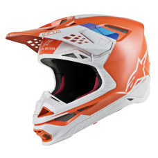 ШЛЕМ Alpinestars (01106171) супермото серый оранжевый SM8 CONT / L