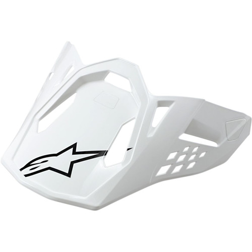 КОЗЫРЁК ШЛЕМА Alpinestars (01321288) белый супермото SM10/SM8 GLOSS S-M 10/S-M8 GLS