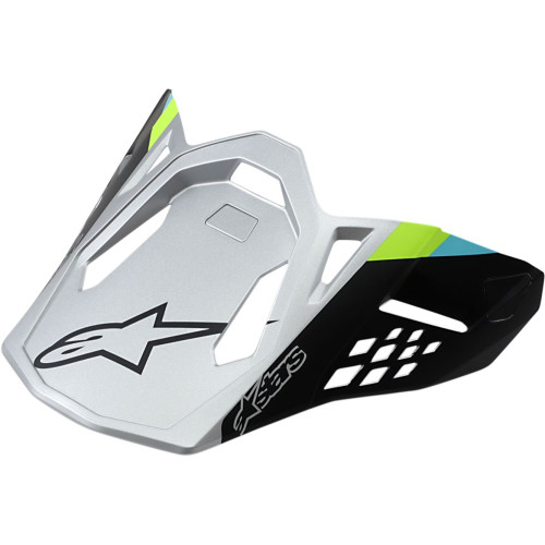 КОЗЫРЁК ШЛЕМА Alpinestars (01321294) супермото SM8 CONTACT SILV MATT S-M8 CONTCT SILV MT