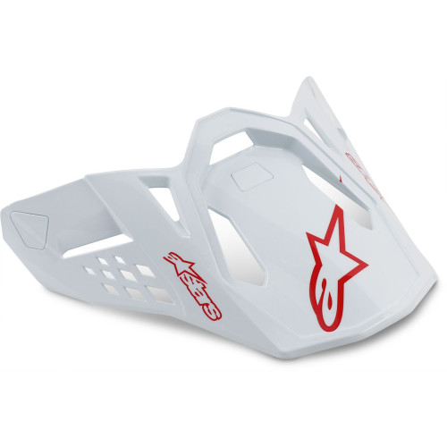 КОЗЫРЁК ШЛЕМА Alpinestars (01321298) белый супермото SM10 DYNO GLOSS DYNO GLOSS